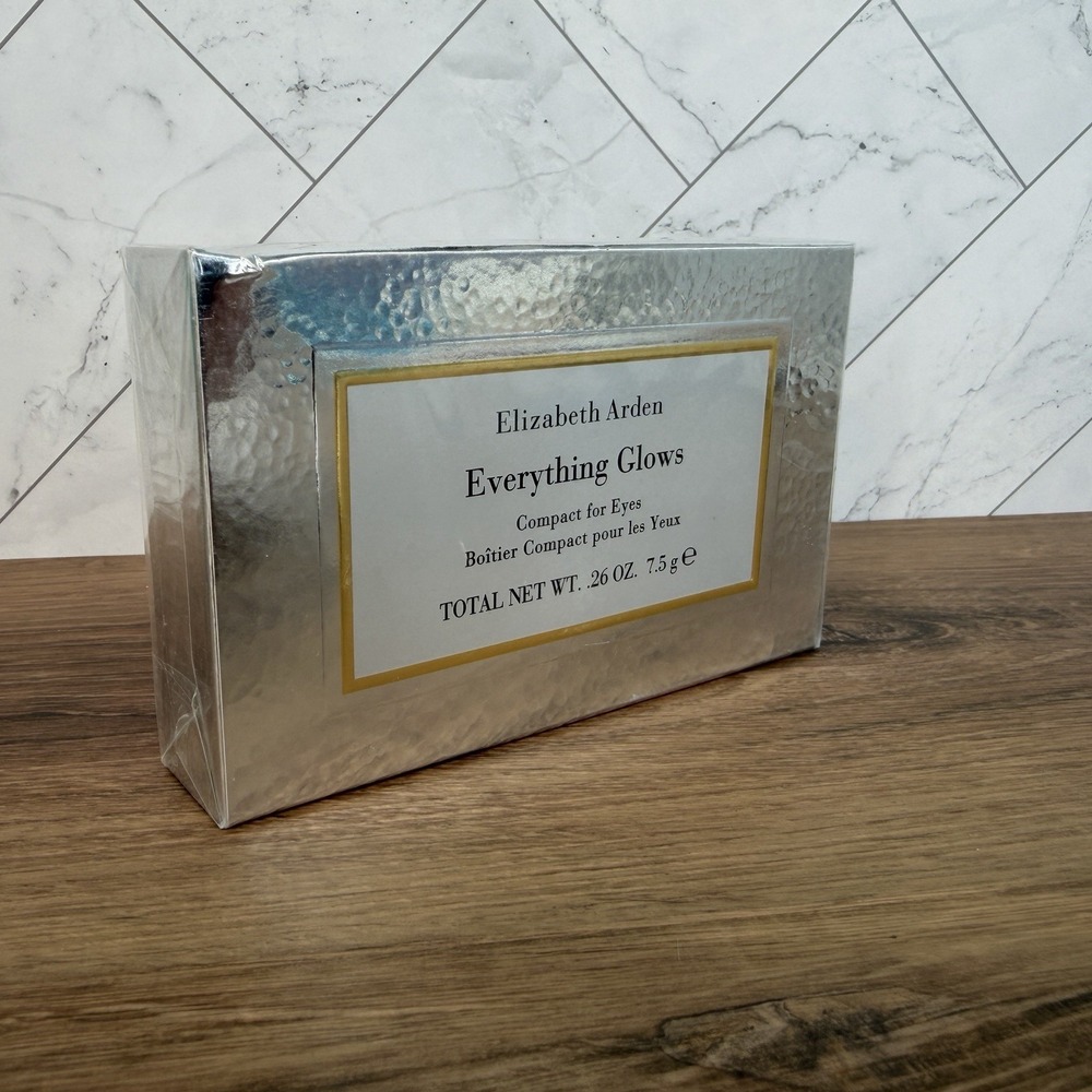 Elizabeth Arden Everything Glows‎ Compact For Eyes Rare Discontinued NIB